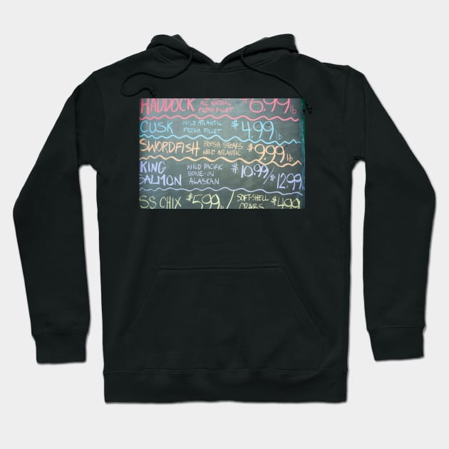 Fish market sign Hoodie by brians101